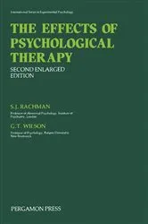 Book cover of The Effects of Psychological Therapy (2nd ed.) by S.J. Rachman