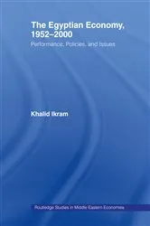 Book cover of The Egyptian Economy, 1952-2000 by Khalid Ikram