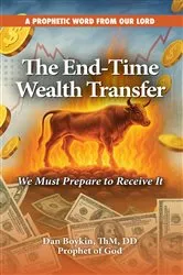 Book cover of The End-Time Wealth Transfer is Coming by Dan Boykin