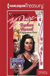 Book cover of THE ENGAGEMENT PARTY by Barbara Boswell