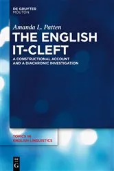 Book cover of The English it-Cleft by Amanda Patten