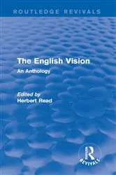 Book cover of The English Vision by Herbert Read