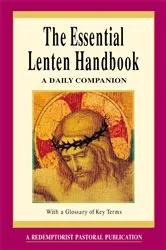 Book cover of The Essential Lenten Handbook by Redemptorist Pastoral Publication