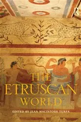 Book cover of The Etruscan World by Jean MacIntosh Turfa