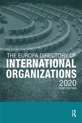 Book cover of The Europa Directory of International Organizations 2020 (22nd ed.) by Europa Publications