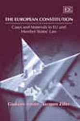 Book cover of The European Constitution by Giuliano Amato