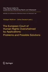 Book cover of The European Court of Human Rights Overwhelmed by Applications: Problems and Possible Solutions by Unknown