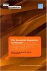Book cover of The European Repository Landscape by Unknown