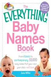 Book cover of The Everything Baby Names Book by June Rifkin