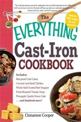 Book cover of The Everything Cast-Iron Cookbook by Cinnamon Cooper