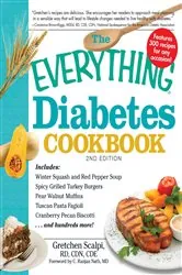 Book cover of The Everything Diabetes Cookbook by Gretchen Scalpi