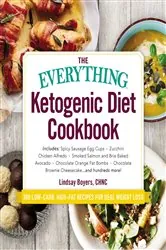Book cover of The Everything Ketogenic Diet Cookbook by Lindsay Boyers