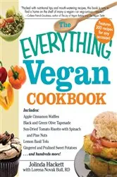 Book cover of The Everything Vegan Cookbook by Jolinda Hackett