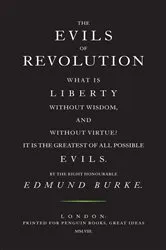 Book cover of The Evils of Revolution by Edmund Burke