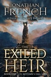 Book cover of The Exiled Heir by Jonathan French