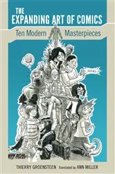 Book cover of The Expanding Art of Comics by Thierry Groensteen