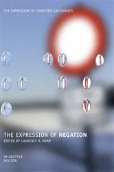 Book cover of The Expression of Negation by Unknown