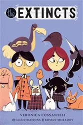 Book cover of The Extincts by Veronica Cossanteli