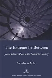 Book cover of The Extreme In-between (politics and Literature) by Anna-Louise Milne