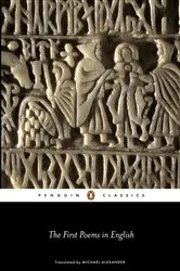 Book cover of The First Poems in English by Michael Alexander