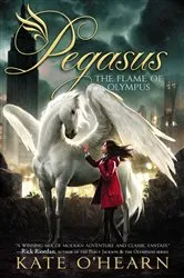 Book cover of The Flame of Olympus by Kate O'Hearn