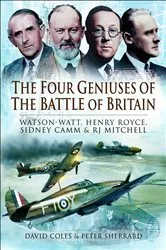 Book cover of The Four Geniuses of the Battle of Britain by David Coles