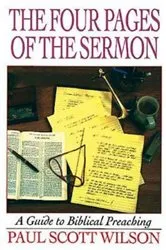 Book cover of The Four Pages of the Sermon by Paul Scott Wilson