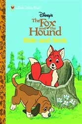 Book cover of The Fox and the Hound by Golden Books