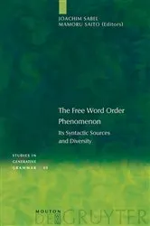 Book cover of The Free Word Order Phenomenon by Unknown