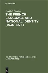 Book cover of The French Language and National Identity (1930–1975) by Unknown