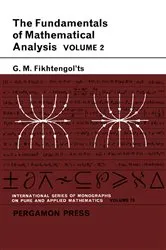 Book cover of The Fundamentals of Mathematical Analysis by Unknown