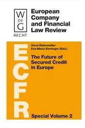 Book cover of The Future of Secured Credit in Europe by Unknown
