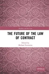 Book cover of The Future of the Law of Contract by Michael Furmston