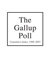 Book cover of The Gallup Poll Cumulative Index by Alec Gallup