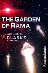 Book cover of The Garden of Rama by Arthur C. Clarke