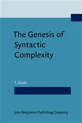 Book cover of The Genesis of Syntactic Complexity by Unknown