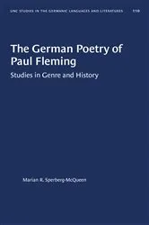Book cover of The German Poetry of Paul Fleming by Marian R. Sperberg-McQueen