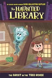 Book cover of The Ghost in the Tree House #7 by Dori Hillestad Butler
