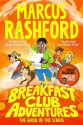 Book cover of The Ghoul in the School by Marcus Rashford