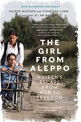 Book cover of The Girl from Aleppo by Nujeen Mustafa