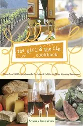 Book cover of the girl & the fig cookbook by Sondra Bernstein