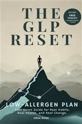 Book cover of The GLP Reset: Low-Allergen Plan by Orla Rose