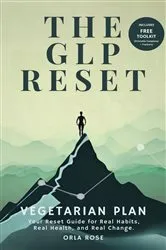 Book cover of The GLP Reset: Vegetarian Plan by Unknown