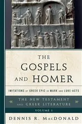 Book cover of The Gospels and Homer by Dennis R. MacDonald