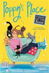 Book cover of The Great Cat Café Rescue by Unknown