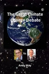 Book cover of The Great Climate Change Debate by Andy May