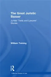 Book cover of The Great Juristic Bazaar by William Twining