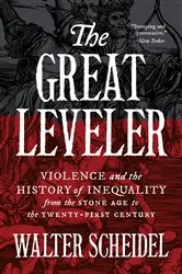 Book cover of The Great Leveler by Walter Scheidel