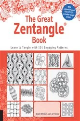 Book cover of The Great Zentangle Book by Beate Winkler