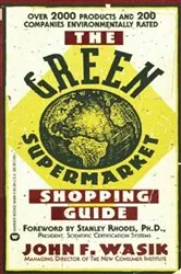Book cover of The Green Supermarket Shopping Guide by John F Wasik